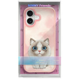 Nimmy Big Eye Cute Pet Ragdoll Cat Case with MagSafe for iPhone 17 6.3" Pink - N-XDY-IP17-07-D