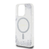 Guess Resin Gradient Glitter Hardcase with MagSafe for iPhone 16 Pro Max 6.9" Silver - GUHMP16XRGRGES