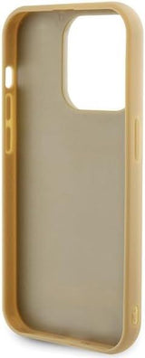 Guess Disco Metal Script Case for iphone 15 Pro 6.1" Gold - GUHCP15LPMSDGSD