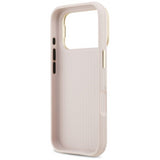 Guess Grained Big 4G Stand Camera Case for iPhone 17 Pro 6.3" Pink - GUHCP17LPCS4GSP