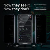 Panzer Glass Ultra Wide Fit Privacy Screen Protection for iPhone 13/13 Pro/14 6.1" - P2783