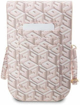 Guess Gcube Universal Phone Pouch with Strap Pink - GUWBHGCFSEP