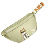 Nimmy Cool & Cute 2.0 Cat Shoulder Crossbody Bag Khaki -N-KM-XB-05
