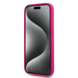 Karl Lagerfeld Choupette Head Silicone Case with MagSafe Case for iPhone 15 Pro Max 6.7" Pink - KLHMP15XSCHPPLF