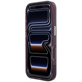 Karl Lagerfeld IML Karl & Choupette Bodies Sketch Print Case with MagSafe for iPhone 17/18 Pro Max 6.9" Burgundy - KLHMP18X6HKCIDR
