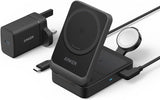 Anker MagGo 3-in-1 15W Qi2 Wireless Charging Station with Plug Black - B25M5K11