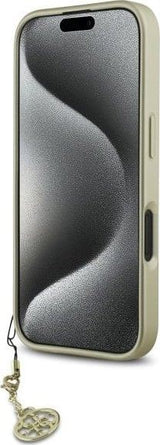 Guess 4G Charms Collection Case for iPhone 16 6.1" Black - GUHCP16SGF4GGR