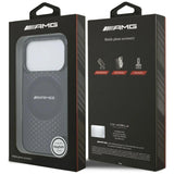 AMG Double Layer Transparent Graphics Case with MagSafe for iPhone 17 Pro 6.3" Black - AMHMP17L24HHGPK