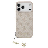 Guess 4G Charms Case for iPhone 17 Pro Max 6.9" Tone on Tone Pink - GUHMP17XGF4GCP