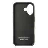 Audi Carbon Fiber Sports Red Stripe Hardcase with MagSafe for iPhone 16 6.1" Black - AUS-TPUPCIP-16-R8/D1-BK