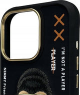 Nimmy Cool & Cute 2.0 Gorilla Case for iPhone 16 Pro 6.3" Black - N-KM-iP16-Pro-016