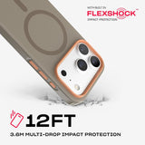 Tech21 Evo Pulse Fauxven Case with MagSafe for iPhone 17/18 Pro 6.3" Espresso - T21-11622