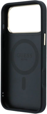 Guess Ring Stand 360 Rotation 4G Classic Logo Case with MagSafe for iPhone 17/18 Pro Max 6.9" Black - GUHMP18X6PS4RSCLK