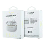 Guess Gold Line Glossy Finish TWS Wireless Earphones White - GUTWSN2HGGSH