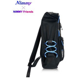 Nimmy Glasses Cool Cat Laptop Backpack Black - N-KM-DNBB-01