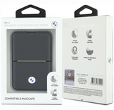 BMW Carbon Metal Logo Magnetic Card Holder with Stand Anthracite - BMOWMCS26PTKLG