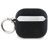 Karl Lagerfeld Monogram Karl Head Case for AirPods 4 Black - KLA4PGKIPK