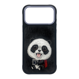 Nimmy Big Eye Cute Pet Travel Panda Case with MagSafe for iPhone 17 Pro Max 6.9" Black Grey - N-XDY-IP17-PRO-MAX-06-A