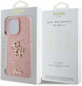 Guess Fixed Glitter Big 4G Hardcase for iphone 16 Pro Max 6.9" Pink - GUHCP16XHG4SGP