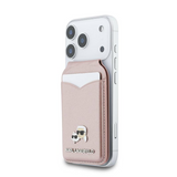 Karl Lagerfeld Karl & Choupette Magnetic Card Holder with Stand and Mirror Pink - KLWMSMPGKCHPP