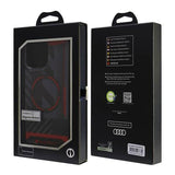 Audi IML Sport Hardcase with MagSafe for iPhone 16 Pro Max 6.9" Black/Red - AUS-IMLMIP16PM-RSQ/D2-BK