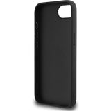 Guess PU Fixed Glitter 4G Metal Logo Case for iPhone 16e 6.1" Black - GUHCPSE4HG4SGK