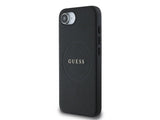 Guess PU Grained Classic Logo Case with MagSafe for iPhone 16e 6.1" Black - GUHMPSE4PGHSMMK