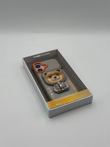 Nimmy Cool & Cute 2.0 Bear Case with MagSafe Stand for iPhone 17 6.3" Grey Orange - N-YJKM-CXZJZH-IP17-011-A