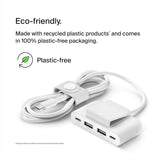 Belkin Boost Charge 4 Port USB Power Extender White - BUZ001bt2MWHB7