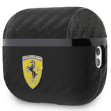 Ferrari PU Carbon On Track Case for Airpods Pro 2 Black - FESAP2CABK