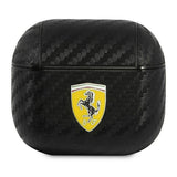 Ferrari PU Carbon On Track Case for Airpods 3 Black - FESA3CABK