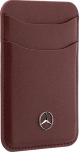 Mercedes Benz Leather Magnetic Card Holder Red - MECSMPUDCSR