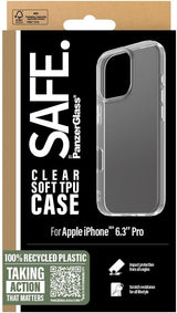 Panzer Glass Safe Soft TPU Clear Case for iPhone 16 Pro 6.3" - SAFE95897