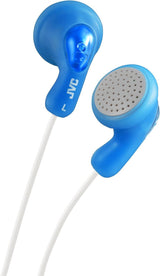 JVC Gumy Wired 3.5mm In Ear Stereo Headphones Peppermint Blue - HA-F14-AN-U