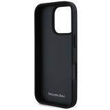 Mercedes Leather Urban Case for iPhone 16 Pro 6.3" Black - MEHCP16LARMBK