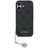 Guess 4G Charms Case for iPhone 17 6.3" Tone on Tone Grey - GUHMP17SGF4GCK