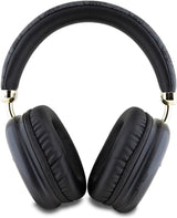 Guess PU Leather 4G Triangle Logo Wireless Headphone Black - GUBHK1P4TPK