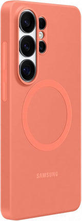 Samsung Galaxy S26 Ultra 6.9" Silicone Magnet Case Coral Red - EF-ES948COEGWW