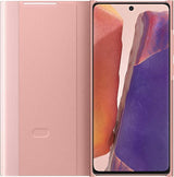 Samsung Galaxy Note 20 Smart Clear View Cover Copper Brown - EF-ZN980CAEGEU