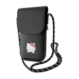 Hello Kitty Leather Daydreaming Cord Universal Phone Bag Black - HKOWBSKCDKK
