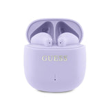 Guess Printed Classic Logo TWS Wireless Earphones Purple - GUTWSJ14ESGU