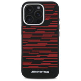 Mercedes Benz AMG Silicone Graphics Case with MagSafe for iPhone 16 Pro 6.3" Black & Red - AMHMP16L24SSRRK