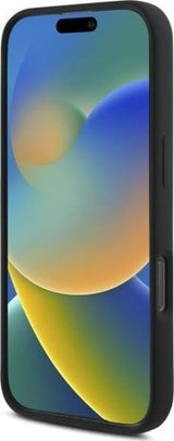 Mercedes Benz AMG Checkered Flag Pattern Case with MagSafe for iPhone 16 Pro Max 6.9" Black - AMHMP16X2SCFR