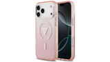 Guess IML Gradient Triangle Logo Case with MagSafe for iPhone 17 Pro Max 6.9" Pink - GUHMP17XHGTMLCGP