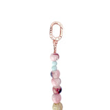 Nimmy Big Eye Cute Pet Bischon Fraise Dog Mobile Phone Chain Bag Charm Ceramic Bracelet Pink - N-XDY-SL-02