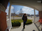 Google Nest Hello Video Doorbell Black/White - NC5100GB