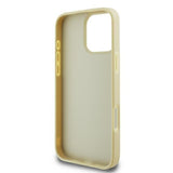 Karl Lagerfeld Metal Signature Case for iPhone 16 Pro 6.3" Gold - KLHCP16LPFMFBKMD