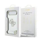 Guess PC/TPU Mirror 4G Glitter Logo Case with MagSafe for iPhone 17 Air 6.5" Gold - GUHMP17MHMR4GDG