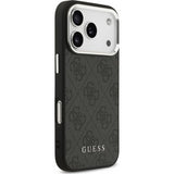 Guess 4G Classic Logo Case with MagSafe for iPhone 17 Pro 6.3" Black - GUHMP17LP4GSSMCK