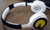 TEKNOFUN Pac-Man Stereo Wired Headphones with 3 Exchangeable Face White/Black - 811298201808